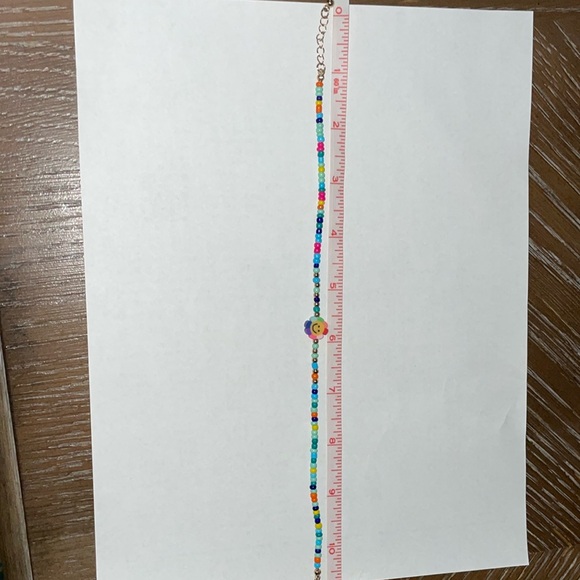 Colorful anklet, 9 inches with 1 inch extender. #colorful #summertime. #anklets - Picture 2 of 2